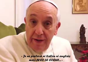 Pape François dans une vidéo